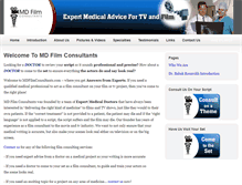 Tablet Screenshot of mdfilmconsultants.com